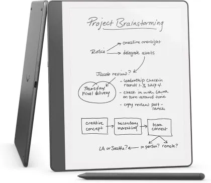 Amazon Kindle Scribe (2024) reader 64GB - 10.2" - w Premium Pen - tungsten