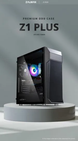 Zalman Кутия за компютър Case ATX - Z1 PLUS