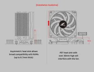 Cooler procesor Zalman Cooler CPU CNPS10X PERFORMA BLACK