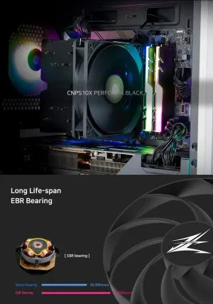 Cooler procesor Zalman Cooler CPU CNPS10X PERFORMA BLACK