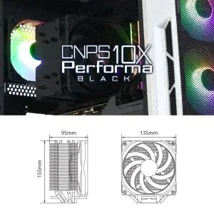 Cooler procesor Zalman Cooler CPU CNPS10X PERFORMA BLACK