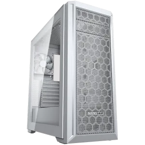 COUGAR MX330-G PRO PC Case, Mid Tower, White