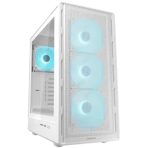 COUGAR AIRFACE PURE PRO PC Case, Mid Tower, White