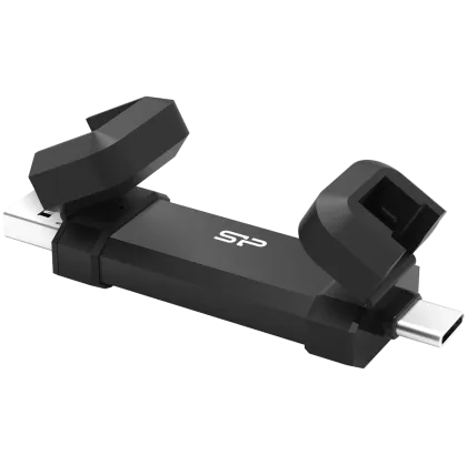 Silicon Power DS72 2TB USB Type-A and USB Type-C 3.2 Gen 2 Black