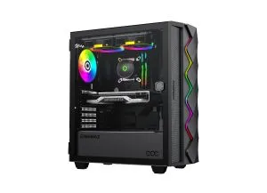 Gamemax кутия Case EATX - Diamond COC Black - Addressable RGB