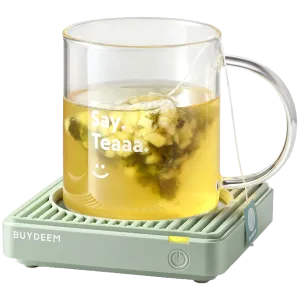 BUYDEEM Mug/coffee warmer, model OA2001, color Cozy Greenish
