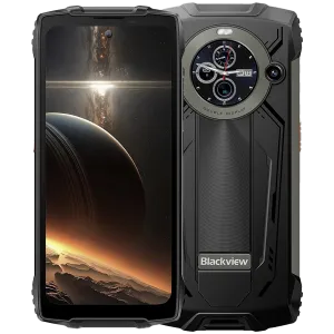 Blackview Rugged BV8200 LTE 6.5-inch FHD+IPS 1080x2400 120Hz Corning 3th + 1.3-inch 360x360 12+256GB MT8781 Octa-core 2.2GHz 8800mAh NO Charger CAM Front 32MP Rear 50+13MP IP68/IP69K/MIL-STD-810H NFC Fingerprint  Black