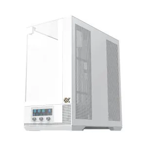 Xigmatek кутия Case EATX - Vision Arctic - 7 ARGB Fans, LCD Display Panel, Smart Fan Control