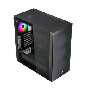 Xigmatek кутия Case EATX - Osiris - Mesh, 4 x 140 mm ARGB fans
