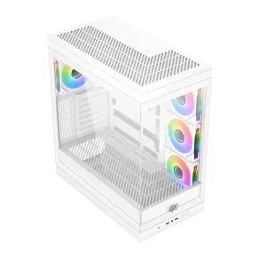 Xigmatek Case EATX - Meta Arctic - 4 x 120 mm ARGB fans