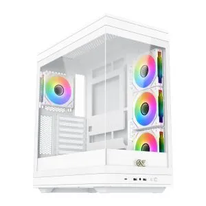 Xigmatek Case EATX - Meta Arctic - 4 x 120 mm ARGB fans