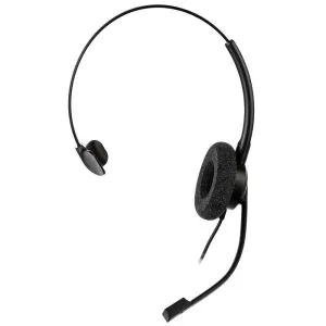 Căști cu microfon Addasound Crystal 2731 Mono, UC, QD, negru