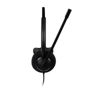 Căști cu microfon Addasound Crystal 2731 Mono, UC, QD, negru