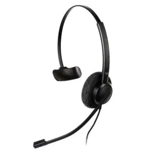 Căști cu microfon Addasound Crystal 2731 Mono, UC, QD, negru