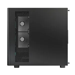 Montech Case ATX - XR Wood (B) - 4 x 120 mm ARGB Fans, Wood, USB-C, Black