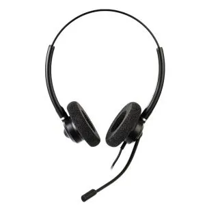 Căști cu microfon Addasound Crystal 2732 Duo, UC,QD, negru