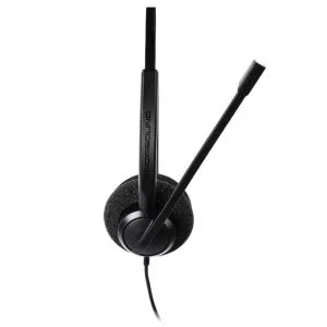 Căști cu microfon Addasound Crystal 2732 Duo, UC,QD, negru