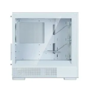 Zalman кутия Case mATX - P10 NAMU WHITE - Wood, USB-C