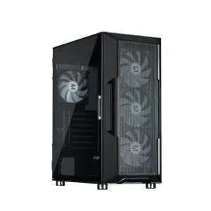 Zalman кутия Case ATX - i3 NEO ARGB Black - Mesh, aRGB, Tempered Glass