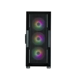 Zalman кутия Case ATX - i3 NEO ARGB Black - Mesh, aRGB, Tempered Glass