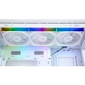 Thermalright Комплект вентилатори Fan Pack 3-in-1 3x120mm - TL-M12QW x 3 - White, Infinity Mirror, Daisy-Chain, A-RGB