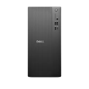 Настолен компютър Dell Tower ECT1250, Intel Core i5 14400 (20 MB cache, 10 Cores, up to 4.7GHz), 8GB, 8GBx1, DDR5, 4800MT/s, 512GB M.2 PCIe NVMe SSD, Intel UHD Graphics 730, Wi-Fi 6, Bulgarian Keyboard&Mouse, 180W, Win 11Pro, 3Y PS