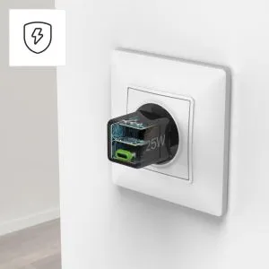 Hama Fast Charger, USB-C, Super-Mini Charger, PD, 25 W, black