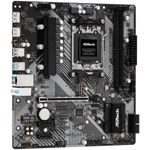 ASROCK B650M-H M.2PLUS AM5 Socket, 2x DDR5 5200 Dual Channel RAM, PCIe 4.0 x16, 3.0 x16, 3x M.2 socket, 4x SATA 6GB, 12x USB, 7.1 Audio, 2.5GB LAN, mATX