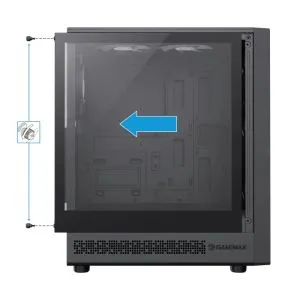 Gamemax Case ATX - Storm 2 AB - 6 x 120 mm Addressable RGB fans