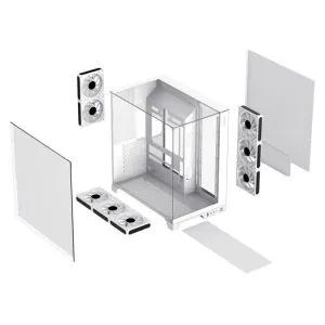 Gamemax Case ATX - Infinity Plus White