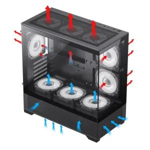 Gamemax кутия Case mATX - Vista MB
