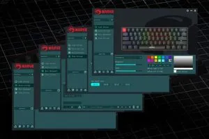 Tastatură mecanică Marvo Gaming Saber 61 KG933G Albă - 61 de taste, Comutatoare roșii [Liniară]