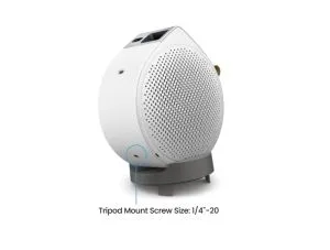Мултимедиен проектор BenQ GV50, DLP, LASER, 1080p (1920x1080), 100K:1, 500 ANSI Lumens, 1.2X, Google TV, Auto Keystone, HDMI, USB-C with DP/PD, USB-A, BT 5.0, Wi-Fi, Speakers 5.1 2x 4W + 10W Woofer, Light Source Life ECO 30,000hrs, 2.1kg, White