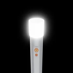 HAMA LED Фенер FL350-C, презареждащ се, алуминиев, 4 режима + SOS