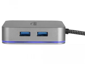 Delock USB Type-C™ Docking Station for Mobile Devices 4K - HDMI / Hub / LAN / PD 3.0 with LED illumination