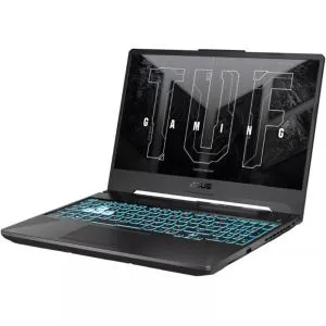 Лаптоп Asus TUF Gaming A15 FA506NC-FA506NC, шестядрен AMD Ryzen 5 7535HS 3.3/4.5GHz, 15.6" (39.62cm) Full HD IPS Anti-Glare 144Hz дисплей & GF RTX 3050 4GB, (HDMI), 16GB DDR5, 1TB SSD NVMe, 1x USB 3.2 Gen 2 Type-C, No OS, 2.3kg