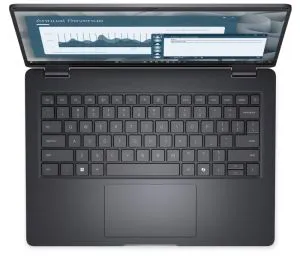 Лаптоп Dell Pro 14 PC14255, AMD Ryzen 5 PRO 230 (22 MB cache, 6cores,  up to 4.9 GHz, 16 TOPS NPU), 14" FHD+(1920x1200) IPS, 300nits AG, 16 GB: 1 x 16 GB, DDR5, 5600 MT/s, 512 GB SSD, AMD Radeon 760M graphics, FHD HDR IR Cam and Mic, Wi-Fi 6E, FPR, Backli