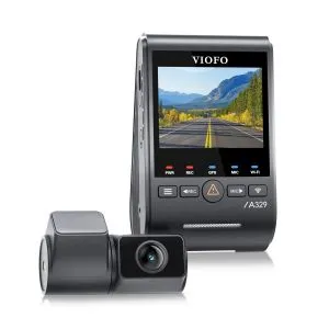 VIOFO Видеорегистратор Dash Cam A329S 2 Channel - 4K, HDR, Dual Sony STARVIS 2, GPS, Bluetooth, Wi-Fi 6