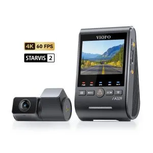 VIOFO Видеорегистратор Dash Cam A329S 2 Channel - 4K, HDR, Dual Sony STARVIS 2, GPS, Bluetooth, Wi-Fi 6