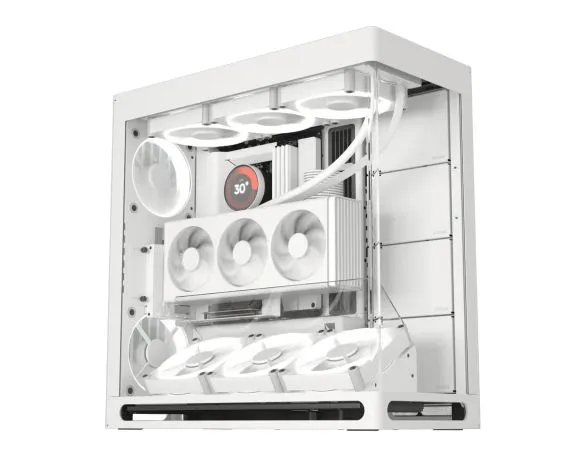 HAVN Case E-ATX - HS 420 VGPU Edition White - PCIe Gen 5 riser included