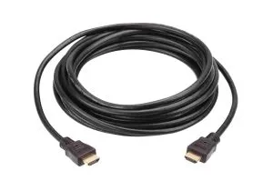 Cablu ATEN 2L-7D10H, HDMI tată - HDMI tată, cu Ethernet, 4K, 10 m, conectori placați cu aur, Negru
