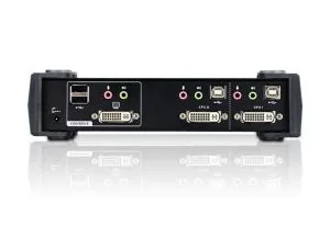 Comutator KVMP, ATEN CS1762A-AT, 2 porturi, USB, DVI, audio
