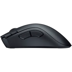 Razer DeathAdder V2 X HyperSpeed, HyperSpeed Wireless, senzor optic de 14.000 DPI, comutatoare mecanice pentru mouse Razer de a doua generație, picioare mouse-uri 100% PTFE, autonomie de până la 235 de ore (2,4 GHz), slot pentru baterie hibridă AA/AAA, Gr