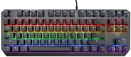 Tastatură TRUST GXT 834 Callaz TKL Tastatură mecanică iluminată SUA