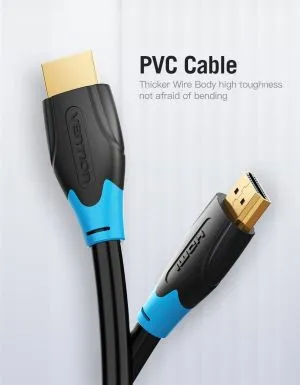 Vention HDMI v2.0 M / M 4K/60Hz Gold - 2M Black - AACBH