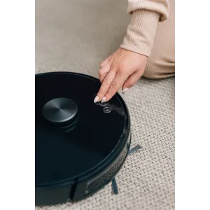 AENO Robot Vacuum Cleaner RC3S: wet & dry cleaning, smart control AENO App, powerful Japanese Nidec motor, turbo mode