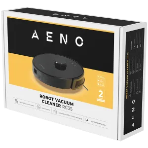 AENO Robot Vacuum Cleaner RC3S: wet & dry cleaning, smart control AENO App, powerful Japanese Nidec motor, turbo mode
