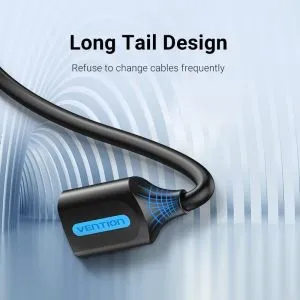 Vention USB 3.0  Extension AM / AF - 1.5M Black - CBHBG