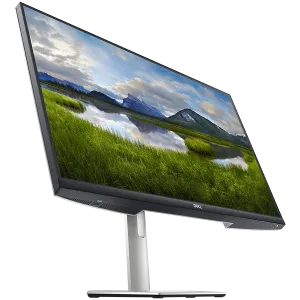 Monitor Dell LED S2722DC, 27", QHD 2560x1440, 16:9 75Hz, IPS anti-reflecție, fără pâlpâire, 350 cd/m2, 1000:1, 178°/178°, 4ms GtG, AMD FreeSync Premium, USB-2x HDMI C (DP/PD), 2x USB 3.2, ieșire audio, înclinare, pivotare, pivotare, reglare înălțime, 3 an