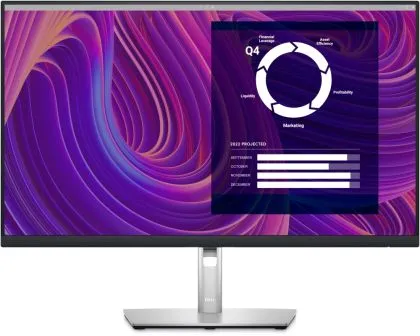 Monitor Dell P2723D, 27" Wide LED AG IPS Panel, 5ms, 1000:1, 350 cd/m2, 2560x1440, 99% Srgb, HDMI, DP, USB 3.2 Gen 1 hub, ComfortView, Înălțime, Pivot, Rotativ, înclinat, Negru